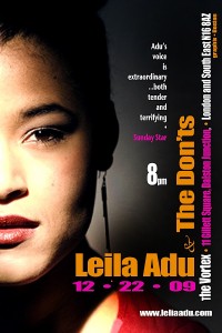 LEILA ADU & THE DON'Ts @ the Vortex Flyer