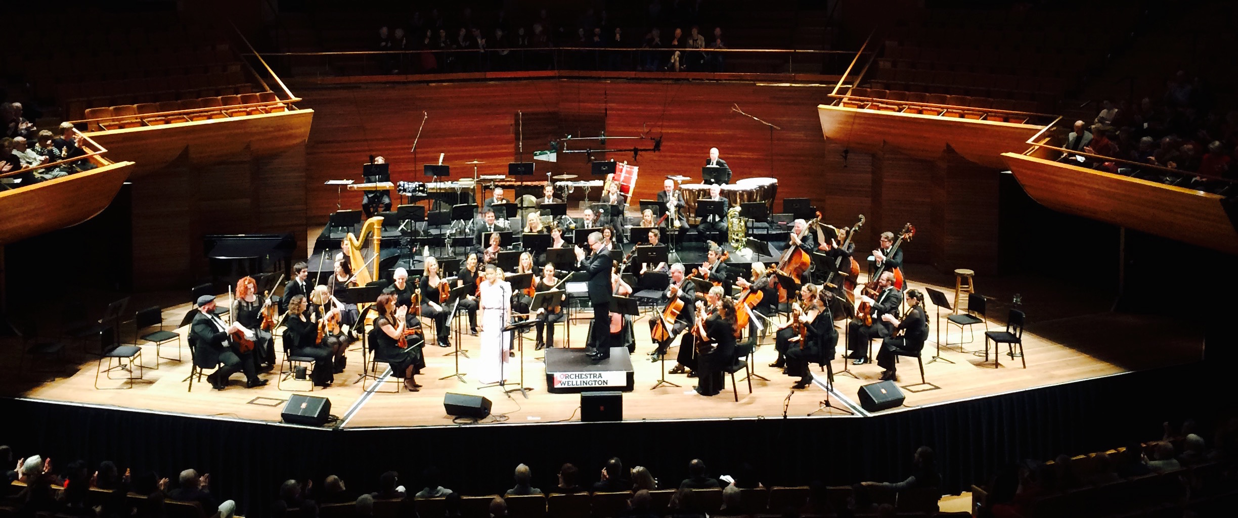 Performance With Orchestra Wellington Leila Adu 